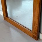 Jaren 70 Spiegel Pine Vintage Wandspiegel Vurenhout Mirror thumbnail 2