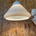 Nederlands Dutch Design Hala Zeist Hanglamp / Plafondlamp, Wit Kunststof Met Metaal Midcentury Mo thumbnail 3