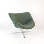 2 Rudolf Wolf Swivel Chair Modello Groen Ploegwool Fauteuils thumbnail 11