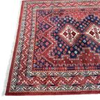 Handgeknoopt Oosters Shiraz Vloerkleed 205X300Cm Perzisch Tapijt Oranje Rood Blauw Wol Handgeknoopt thumbnail 11