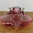 Vintage Murano Glas Schaal, Fruitschaal Glazen Serveerschaal thumbnail 10