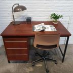 Vintage Bureau Werkbureau Lessenaar Buro Werkplek thumbnail 7