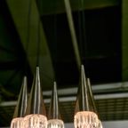 Vintage Hanglamp / Luster Iceglas Kaiser Leuchten thumbnail 3