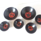 Vintage Schalen Set Pinda Schaaltje Jaren 60 Keramiek thumbnail 2