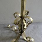 Vintage Set Grote Metalen Kandelaars thumbnail 5