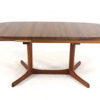 dyrlund Ovalen 1x Verlengbare Eettafel Massief Teak Vintage Deens thumbnail 15