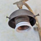 Antiek Tafellampje – Frans Glas Rond 1900 - (mb46) thumbnail 6