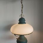 Schitterende Retro/vintage (elektrische) Mushroom 'olielamp' Plafondlamp Met 2 Lichtbronnen thumbnail 11