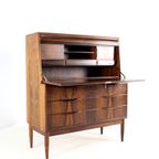 Erling Torvits Voor Klim Møbelfabrik Palissander Secretaire Bureau Kast Vintage Deens thumbnail 2