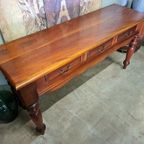 Klassieke Mahoniehouten Sidetable, Wandconsole Haltafel, Geb thumbnail 3
