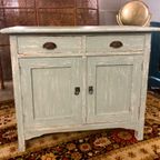 Lichtblauwe Kast, Commode thumbnail 8
