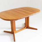 Vintage Glostrup Deense Ovalen Uitschuifbare Eettafel Tafel Massief Teak thumbnail 10