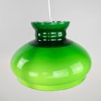 Groen Glazen Hanglamp Vintage thumbnail 5