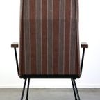 Vintage Jaren 50/60 Design Fauteuil Met Hoge Rug Van Gispen Model 1410 thumbnail 5
