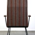 Vintage Jaren 50/60 Design Fauteuil Met Hoge Rug Van Gispen Model 1410 thumbnail 5