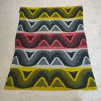 Vintage Plaid/Deken Van Woolly 100 % Wol thumbnail 8