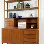 Scandinavisch Teak Fineren Boekenkast Forsol thumbnail 7