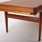 Extendable Coffee Table Designed By Johannes Andersen For Uldum Møbelfabrik, Denmark 1960’S. thumbnail 15