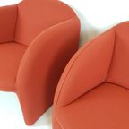 Artifort Ben’s Steenrood / Donker Oranje Fauteuils Ploegstof thumbnail 5