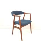 Set Van 2 Deense Vintage Farstrup Stoel Blauw Thomas Harlev thumbnail 4