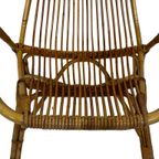 Vintage Set Van 4 Rotan Fauteuils Rohe Noordwolde 1960 thumbnail 20