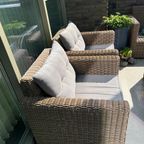 Tuinset 2 Stoelen Incl. Kussens En Tafel thumbnail 4