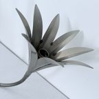 Unieke Vintage Metalen Hanglamp Fleur France ‘60 thumbnail 4