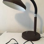 Jaren 70 Herda Bureaulamp Met Gooseneck thumbnail 11