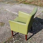 Groen Lederen Eetkamerstoelen Mobitec (4) thumbnail 8