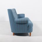 Swedish Modern Elegant Carl Malmsten Sofa ‘home Evening’ By O.h. Sjögren, 1960’s thumbnail 6