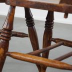 Set Van 4 Charmante Antieke Engelse Eetkamerstoelen Uit Midden 19e Eeuw thumbnail 16