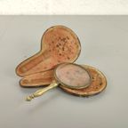 Antiek Vergrootglas In Lederen Etui 18E Eeuw thumbnail 5