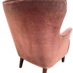 Vintage Roze Fauteuil/ Eenzit / Clubzetel thumbnail 3