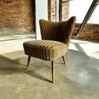 Vintage Goudkleurige Cocktailstoel / Eenzit / Fauteuil thumbnail 12