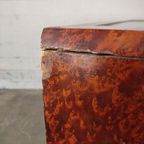Compleet Wortelhouten Art Deco Bureau thumbnail 11