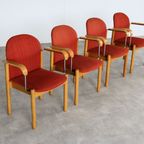Vintage Stoelen | Armchairs | Kinnarps | Zweden thumbnail 2