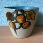 Flora Gouda Holland Flower Pot Decor “Aster” 1960S thumbnail 7