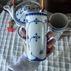 Melkpot Met Mokken Indian Blue Vintage thumbnail 3