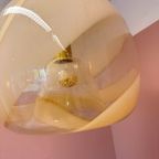 Italian Murano Glass Swirly Donut Hanging Light thumbnail 7