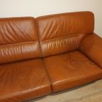 Vintage Lederen Sofa thumbnail 3