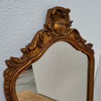 Vintage Hollywood Regency Barok Rococo Spiegel Kuifspiegel 5 thumbnail 14