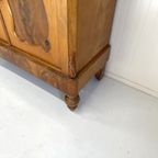 Antieke Biedermeier Secretaire Ladekast Klepkast thumbnail 6