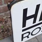 Groot Emaille Reclamebord, Naambord Van Hensen Rotterdam. thumbnail 4