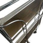 Vintage Inklapbare Bar Cart / Bijzettafel Op Wieltjes thumbnail 8