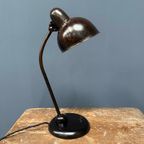 Ongemerkte Zwarte Kaiser Idell Bureaulamp Model 6551 thumbnail 16