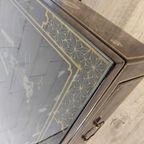 Vintage Chinese Salontafel / Oosterse Koffietafel (lakmeubel) Chinoiserie /traditioneel Tafereel thumbnail 15