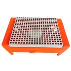 Vintage Rechaud Brabantia Warmhoudplaatje Oranje 1970’s thumbnail 2