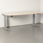 Aspa Bureau, Bladkleur Naar Keuze, 180 X 90 Cm, Hoogte Instelbaar Onderstel D.M.V. Handslinger thumbnail 2