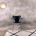 Black Butterfly Armchair By Arne Jacobsen For Fritz Hansen thumbnail 4