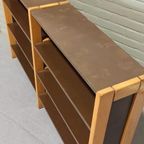 Vintage Design Houten Boekenkast Wandmeuble thumbnail 7